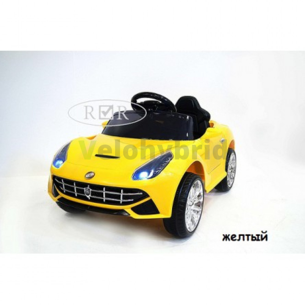 RiVer-AuTo Детский электромобиль Ferrari O222OO с дистанционным управлением, р.Желтый