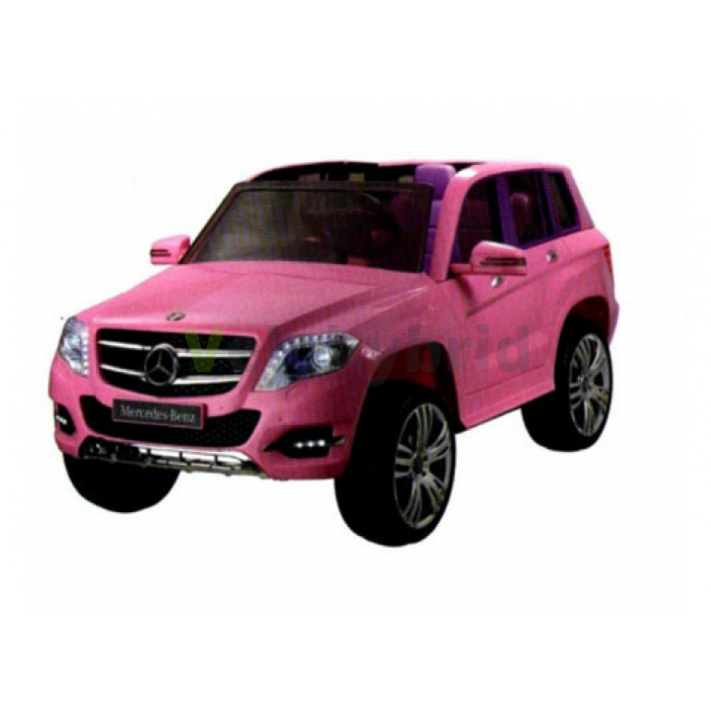 RiVer-AuTo Детский электромобиль Mercedes-Benz GLK300 (ЛИЦЕНЗИОННАЯ МОДЕЛЬ) с дистанционным управлением, р.Розовый