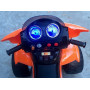 Rivertoys Детский электроквадроцикл Е005КХ оранжевый кожа
