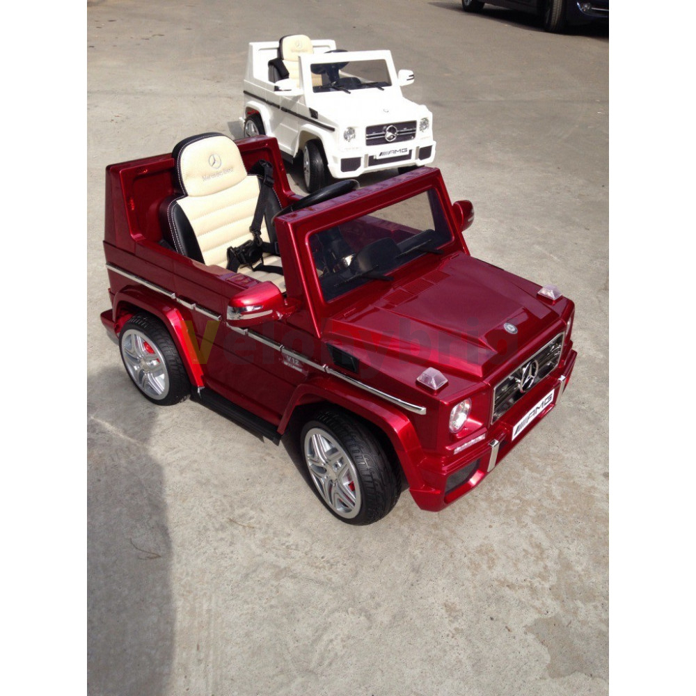 Rivertoys Детский электромобиль Мercedes-Benz G65 LS-528-RED-GLANEC